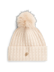 Tommy Hilfiger - Script Pom -palmikkoneulepipo - TRY MISTY BLUSH | Stockmann