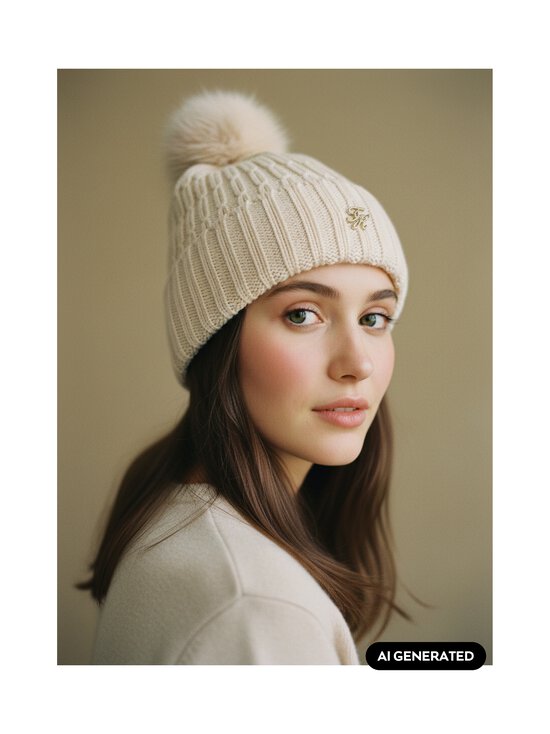 Tommy Hilfiger - Script Pom -palmikkoneulepipo - TRY MISTY BLUSH | Stockmann - photo 4