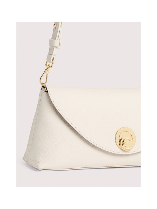 Coccinelle - Nikla Double Grainy Leather -käsilaukku - 685 PEARL/COGNAC | Stockmann - photo 3