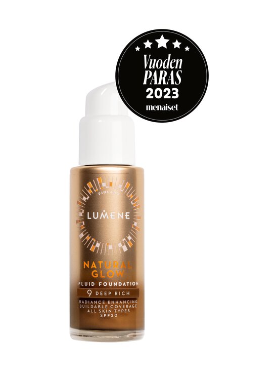 Lumene - Natural Glow Fluid Foundation SPF20 -meikkivoide - DEEP RICH - photo 3 Lumene - Natural Glow Fluid Foundation SPF20 -meikkivoide - DEEP RICH | Stockmann - photo 3