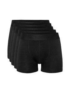 Resteröds - Gunnar Bamboo bokseršorti 5 iepak. - 9 BLACK | Stockmann