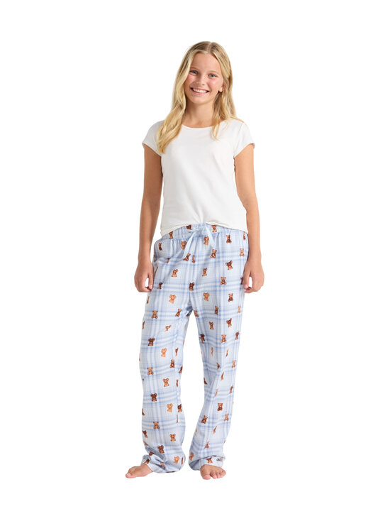 Lindex - Flannel pidžamas bikses - 7325 BLUE | Stockmann - photo 3