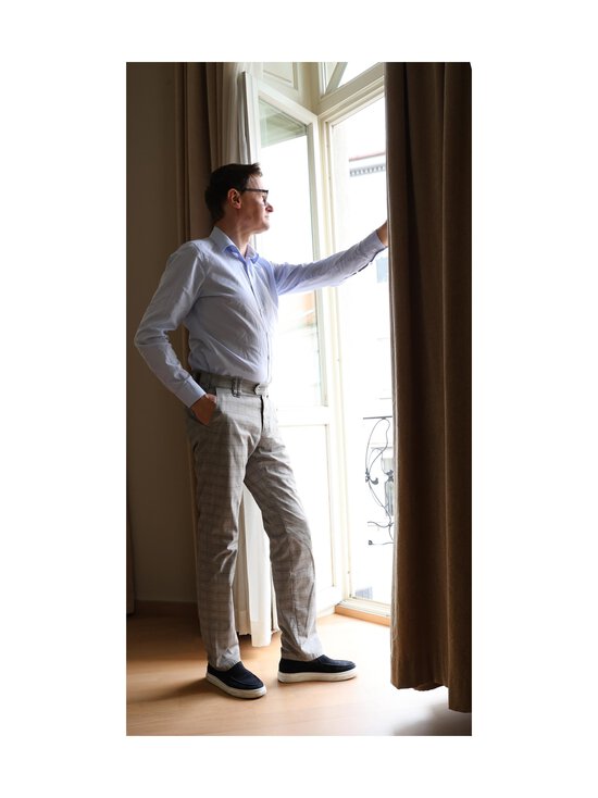 Buzo - Denes Check -housut - 26 BEIGE | Stockmann - photo 4