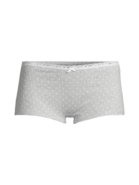SKIMS - Pesukomplekt Pointelle Lace Cami And Boyshort Set - LIGHT HEATHER GREY PIN DOT | Stockmann - photo 2