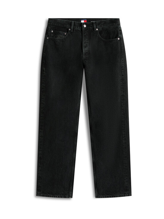 Tommy Jeans - Teksapüksid Jaimie Relaxed Straight Flag - 1BZ DENIM BLACK | Stockmann - photo 1