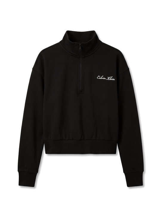 Calvin Klein Underwear - Heavy Jersey 1/4 Zip Graphic -collegepaita - UB1 BLACK | Stockmann - photo 1