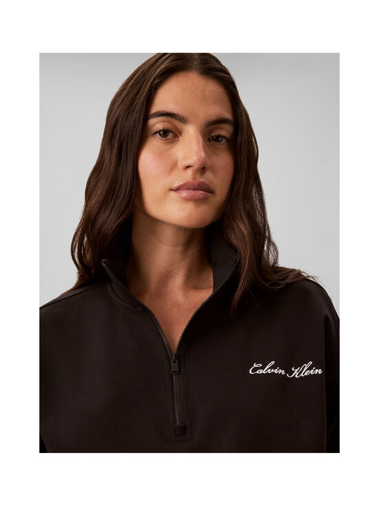 Calvin Klein Underwear - Heavy Jersey 1/4 Zip Graphic -collegepaita - UB1 BLACK | Stockmann - photo 4