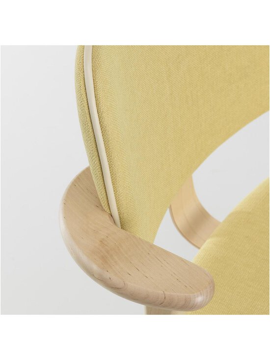 Artek - Domus-tuoli istuin- ja selkänojaverhoiltu Hola-kangas canary / lakattu koivu - YELLOW | Stockmann - photo 3