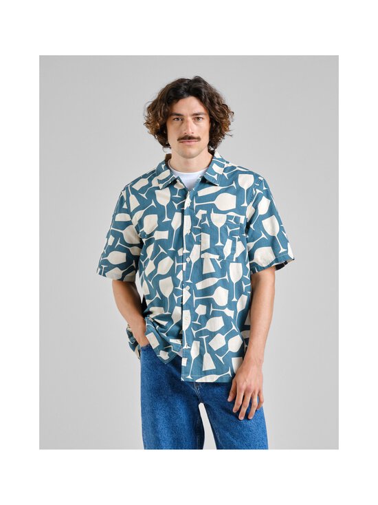 Dedicated - Brantevik Wine Cups -kauluspaita - MEDITERRANEA GREEN | Stockmann - photo 5