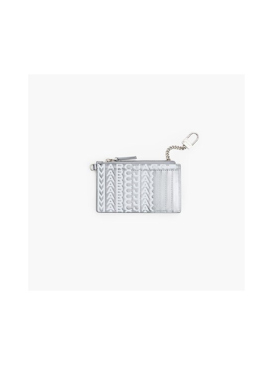 Marc Jacobs - The Top Zip Wristlet -nahkalompakko - 113 SILVER/BRIGHT WHITE - photo 2 Marc Jacobs - The Top Zip Wristlet -nahkalompakko - 113 SILVER/BRIGHT WHITE | Stockmann - photo 2