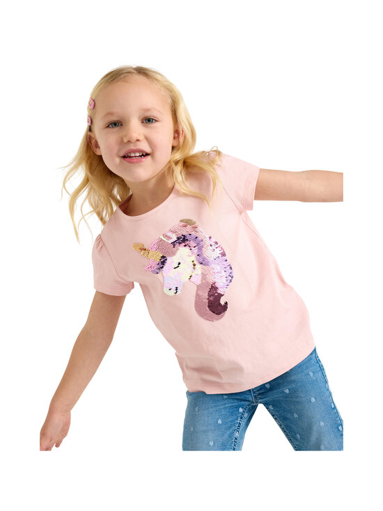 Lindex - Paljettipaita - 6907 LIGHT DUSTY PINK | Stockmann - photo 3