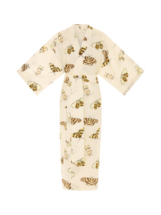 Olivia von Halle - Amaya Opaline - puuvilla-silkkiaamutakki - CREAM | Stockmann - photo 1