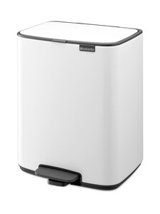 Brabantia - Brabantia Bo Pedal Bin atkritumu tvertne ar pedāli 12 l - WHITE | Stockmann
