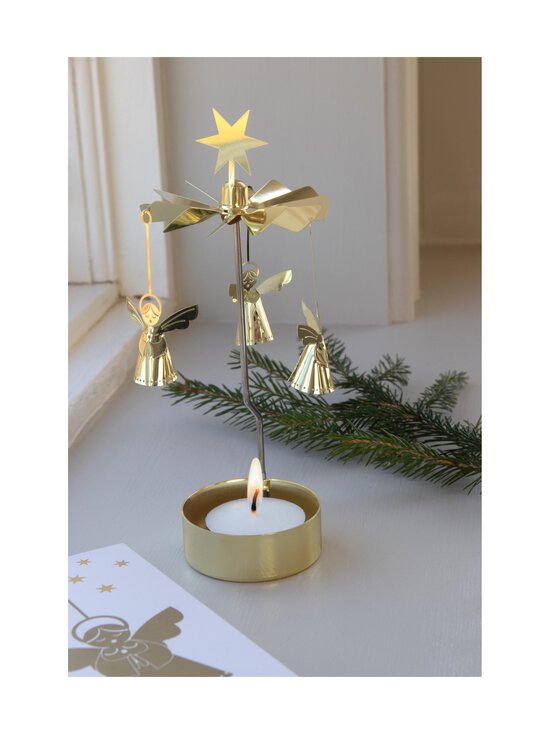 Pluto - Singing Angel Chime - tuikkukynttilän alusta 16 cm - GOLD - photo 2 Pluto - Singing Angel Chime - tuikkukynttilän alusta 16 cm - GOLD | Stockmann - photo 2