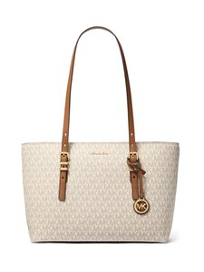 Michael Michael Kors - Quinn Medium Monogram Tote -laukku - 149 VANILLA/ACRN | Stockmann