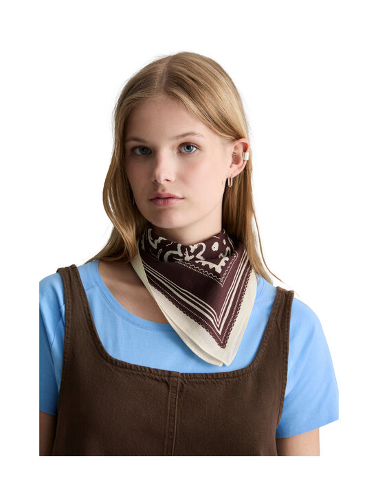 Marc O'Polo - Denim Bandana -huivi - 1545 DARK BROWN_MULTI_03 | Stockmann - photo 4