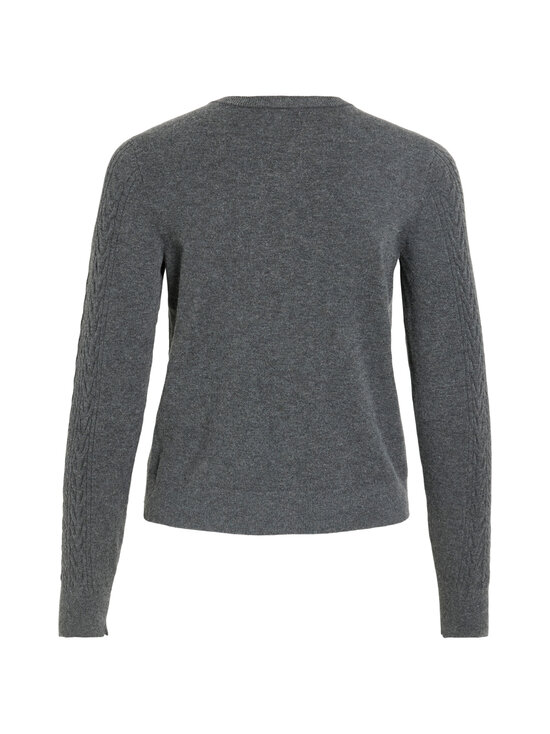 Vila - ViKerry-palmikkoneuletakki - DARK GREY MELANGE | Stockmann - photo 2