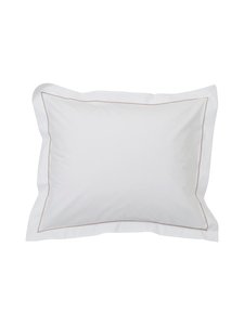 Lexington - Hotel Percale pillowcase - WHITE/LIGHT BEIGE | Stockmann