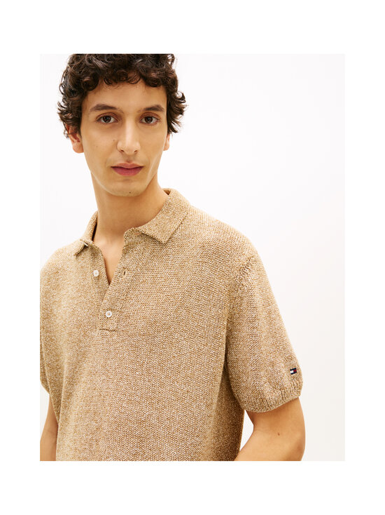 Tommy Hilfiger - Spread Collar Mouline polo krekls - RBT SANDALWOOD MULTI | Stockmann - photo 4