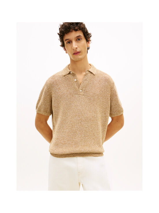 Tommy Hilfiger - Spread Collar Mouline polo krekls - RBT SANDALWOOD MULTI | Stockmann - photo 5