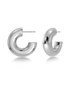 Edblad - Chunky Creoles S Steel -korvakorut - STEEL | Stockmann