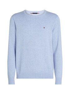 Tommy Hilfiger - Kampsun Essential Cotton Crew - DV5 VESSEL BLUE HEATHER | Stockmann