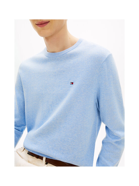 Tommy Hilfiger - Kampsun Essential Cotton Crew - DV5 VESSEL BLUE HEATHER | Stockmann - photo 4