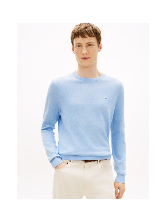 Tommy Hilfiger - Kampsun Essential Cotton Crew - DV5 VESSEL BLUE HEATHER | Stockmann - photo 5