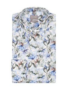 Olymp - Triiksärk Comfort Fit Print - 11 BLEU | Stockmann