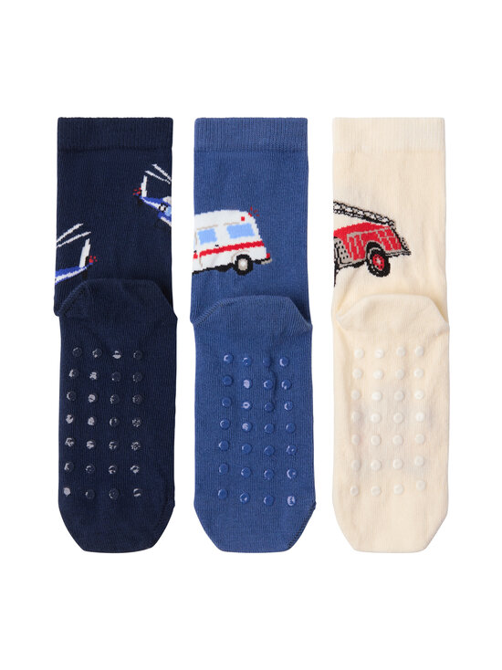 Lindex - Sokid Rescue 3 paari - 6842 DARK BLUE | Stockmann - photo 2