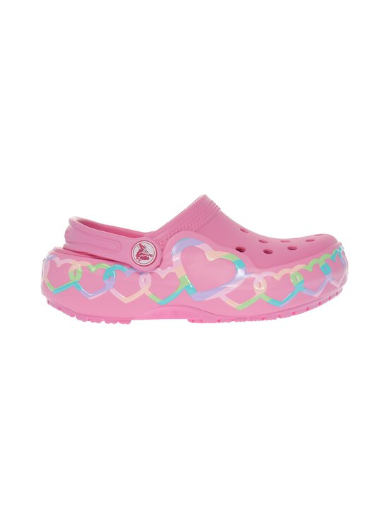 Crocs - Classic Heart Lights Clog Kids -pistokkaat - PINK LEMONADE | Stockmann - photo 1
