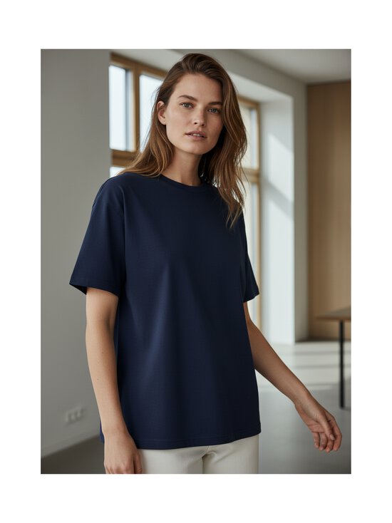 Rue de Tokyo - T-särk Tora Light Jersey - NAVY | Stockmann - photo 3