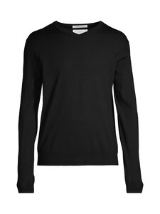 ESSENTIALS by Stockmann - Eric-merinoneulepaita - BLACK 99072 | Stockmann