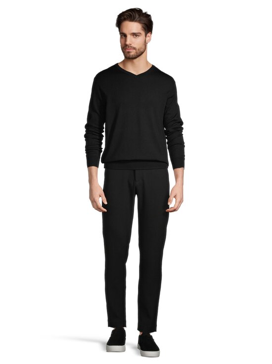 ESSENTIALS by Stockmann - Eric-merinoneulepaita - BLACK 99072 | Stockmann - photo 2