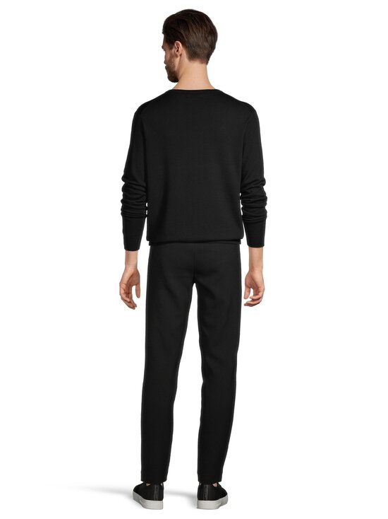 ESSENTIALS by Stockmann - Eric-merinoneulepaita - BLACK 99072 | Stockmann - photo 3