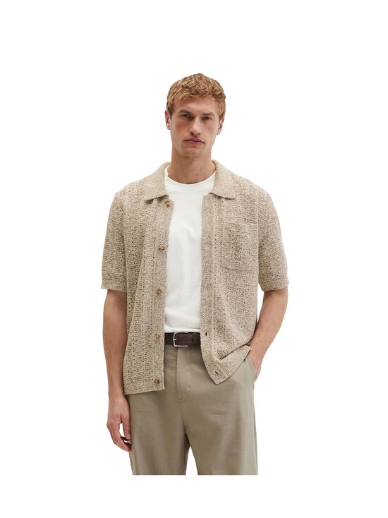 Marc O'Polo - Linen Blend - lyhythihainen neuletakki - 133 LINEN WHITE | Stockmann - photo 3