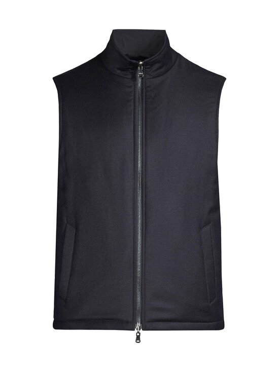 Oscar Jacobson - Reversible Padded Vest -käännettävä toppaliivi - 210 NAVY | Stockmann - photo 1