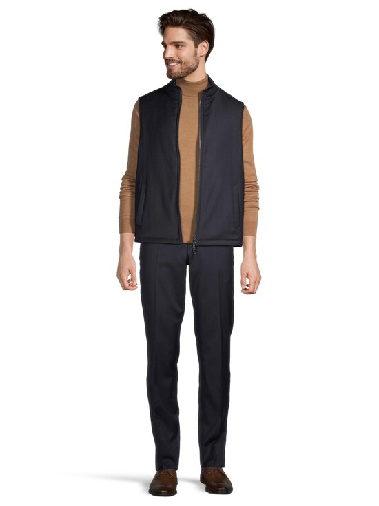 Oscar Jacobson - Reversible Padded Vest -käännettävä toppaliivi - 210 NAVY | Stockmann - photo 2