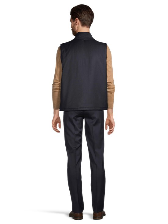 Oscar Jacobson - Reversible Padded Vest -käännettävä toppaliivi - 210 NAVY | Stockmann - photo 3