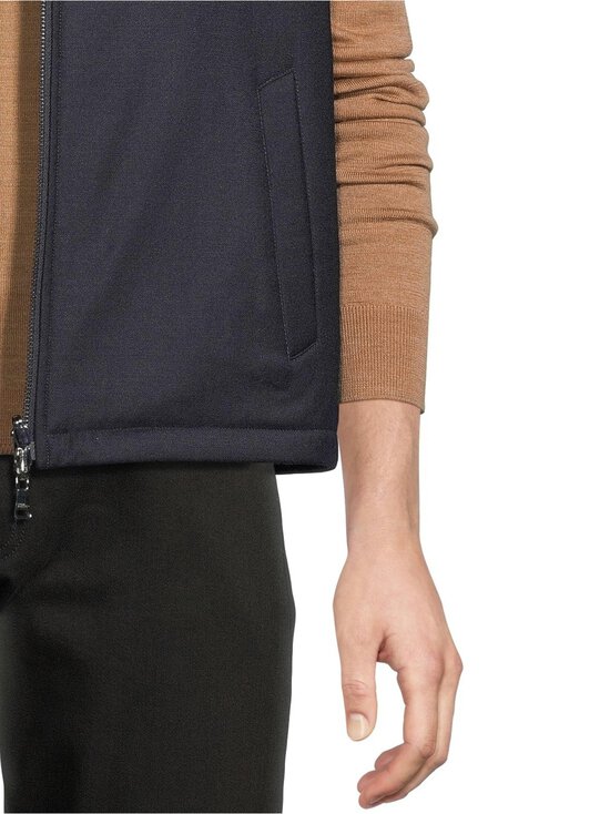 Oscar Jacobson - Reversible Padded Vest -käännettävä toppaliivi - 210 NAVY | Stockmann - photo 7