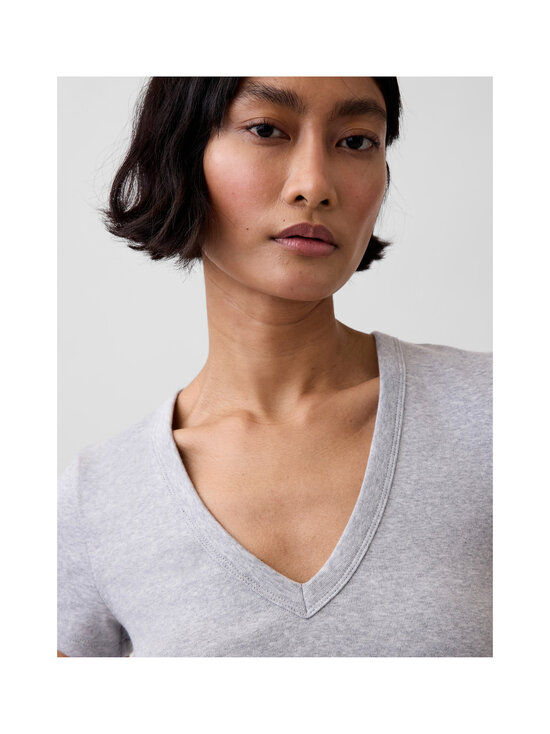 GAP - V-neck t-krekls - BC15 LT GREY HEATHER | Stockmann - photo 5