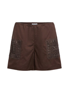 Object - ObjDidde Hope Mid Waist -shortsit - SEAL BROWN | Stockmann