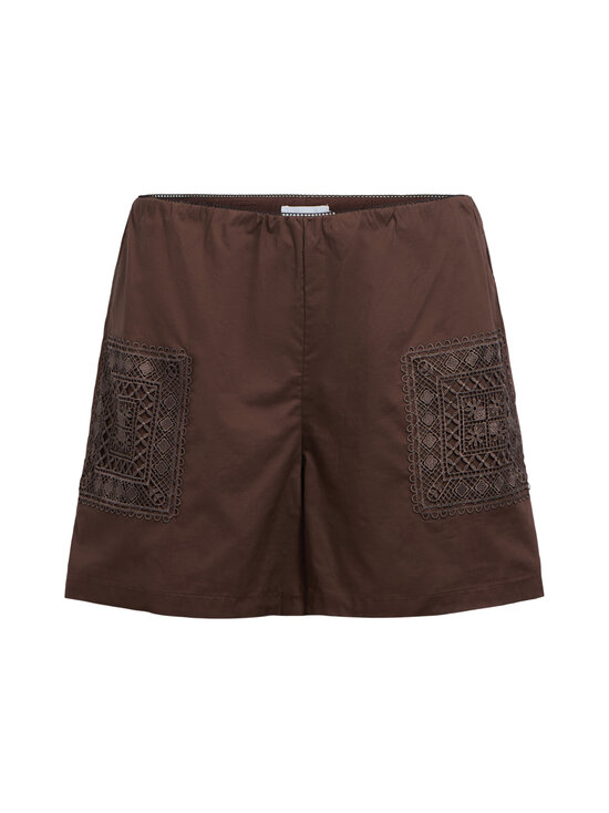 Object - ObjDidde Hope Mid Waist -shortsit - SEAL BROWN | Stockmann - photo 1