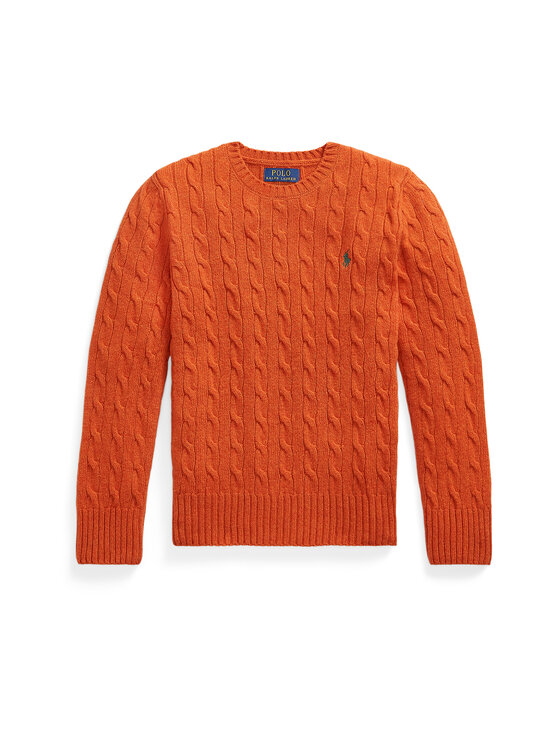 Polo Ralph Lauren - Cable-palmikkoneule - 500 DARK JAFFA ORANGE HEATHER | Stockmann - photo 2