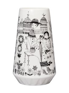 Arabia - Emilia porcelāna vāze 19 cm - BLACK/WHITE Arabia - Emilia porcelāna vāze 19 cm - BLACK/WHITE | Stockmann