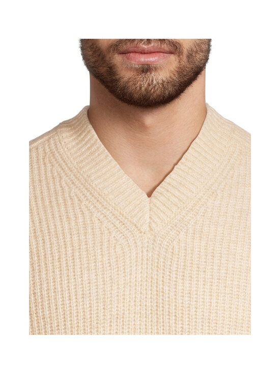 J.Lindeberg - Vitor V-neck Heavy Knit -neulepaita - C118 MOONBEAM MELANGE | Stockmann - photo 4