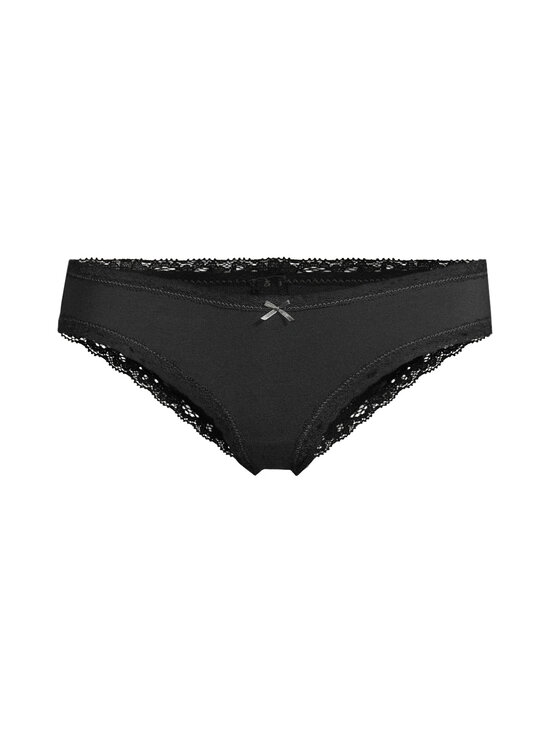 SKIMS - Lightweight Cotton Brief -pitsikoristeiset alushousut - SOOT TONAL | Stockmann - photo 1