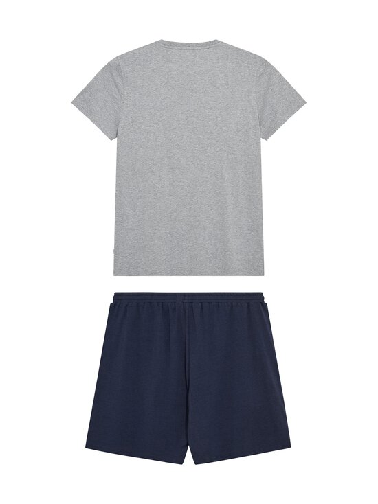 Resteröds - Bamboo Set divdaļīga īsā pidžama - NAVY/LIGHT GREY MELANGE | Stockmann - photo 2