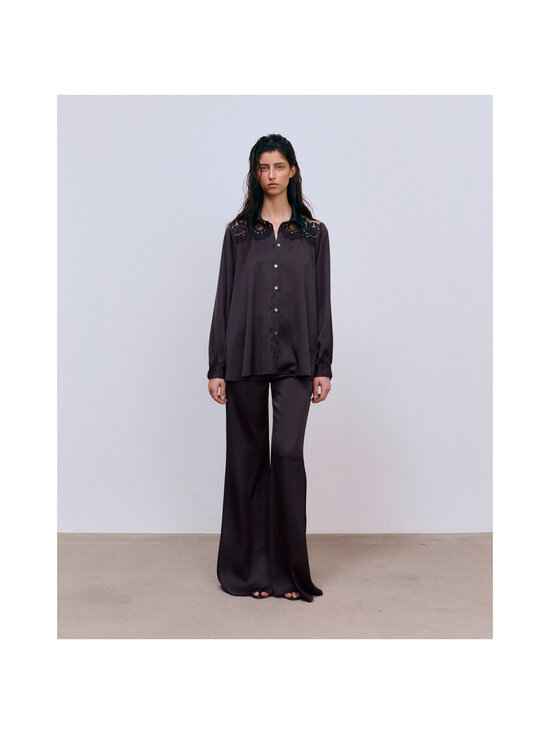 Ida Sjöstedt - Mirren Satin Crepe -housut - BLACK | Stockmann - photo 2