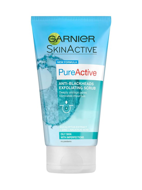 Pure Active Anti-Blackheads Exlofiating Scrub -kasvokuorinta 150 ml